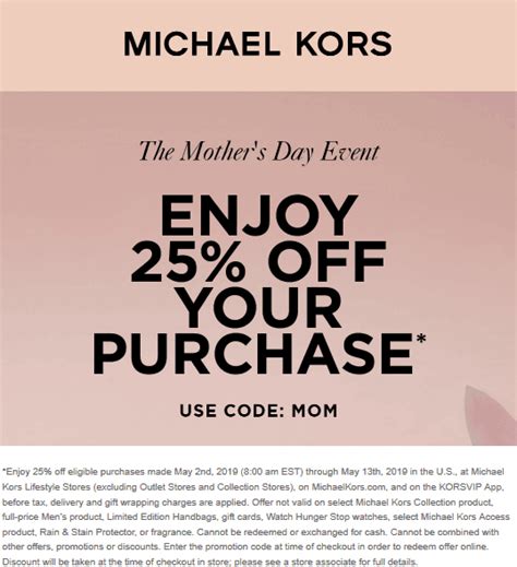 michael kors coupons 2020|michael kors code promo.